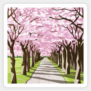 Blossom Avenue Christchurch Sticker